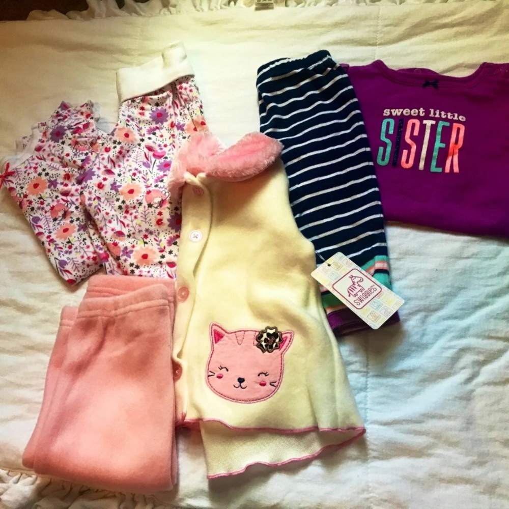 Baby girl 6-9 month outfits